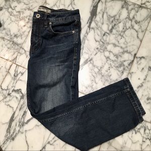 FREE PEOPLE straight leg denim jean